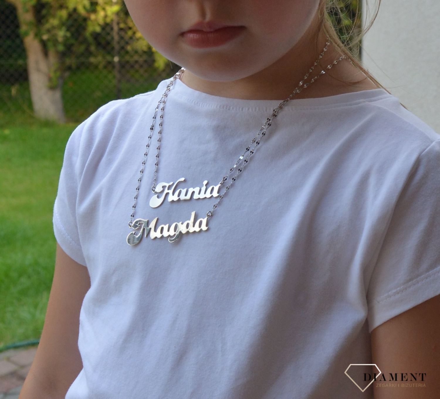 Naszyjnik srebrny z imieniem Magda.jpg